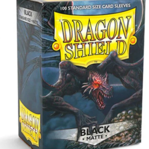 Dragon Shield Sleeves: Standard - Matte Black (100 ct.)