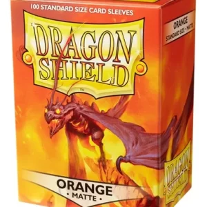 Dragon Shield Sleeves: Standard- Matte Orange (100 ct.)
