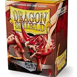Dragon Shield Sleeves: Standard- Matte Ruby (100 ct.)