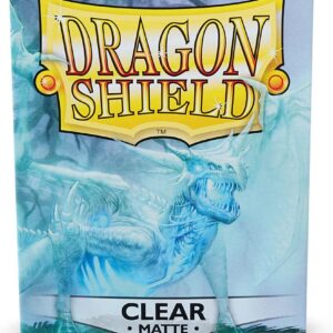 Dragon Shield Sleeves: Standard- Matte Clear (100 ct.)