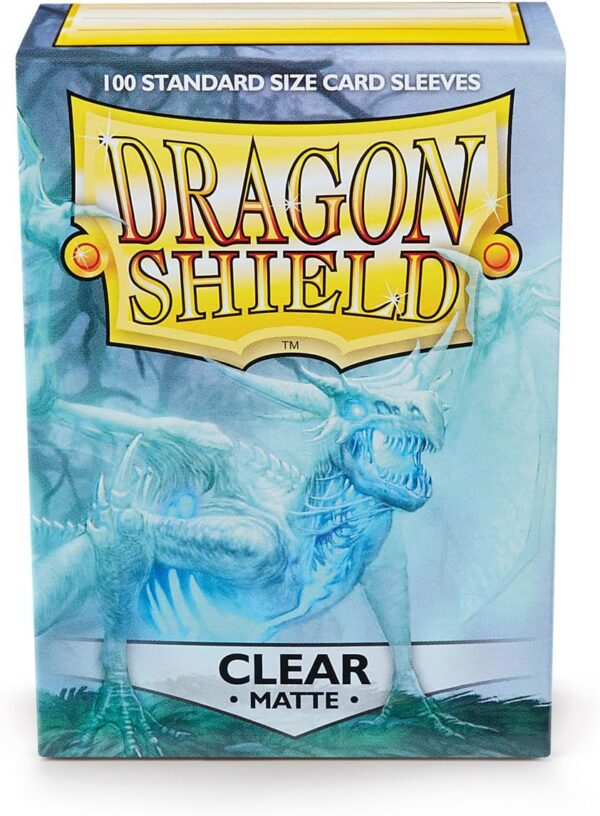 Dragon Shield Sleeves: Standard- Matte Clear (100 ct.)