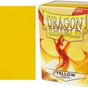 Dragon Shield Sleeves: Standard- Matte Yellow (100 ct.)