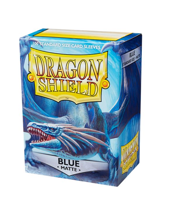 Dragon Shield Sleeves: Standard- Matte Blue (100 ct.)