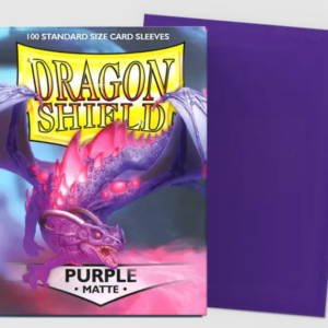 Dragon Shield Sleeves: Standard- Matte Purple (100 ct.)