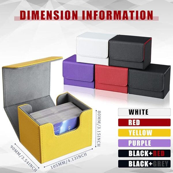 caja magnética de almacenamiento de cartas para más de 100 cartas - Imagen 2
